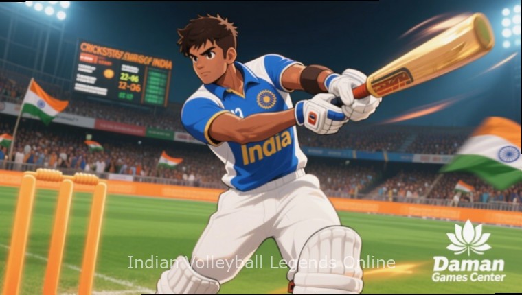 Indian Volleyball Legends Online - Diwali Event Indian Volleyball Legends Online Diwali special event with players in festive attire and fireworks in the background